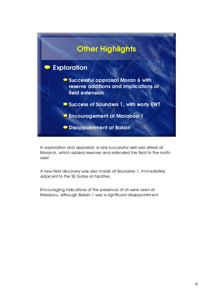 ANNUAL GENERAL MEETING – Oil Search Limited – slide 6