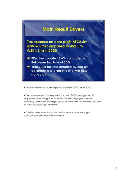 ANNUAL GENERAL MEETING – Oil Search Limited – slide 13