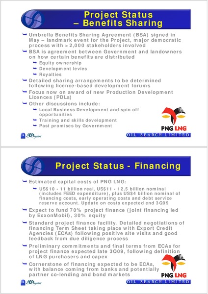 JUNE 2009 OPERATIONS UPDATE – Oil Search Limited – slide 10