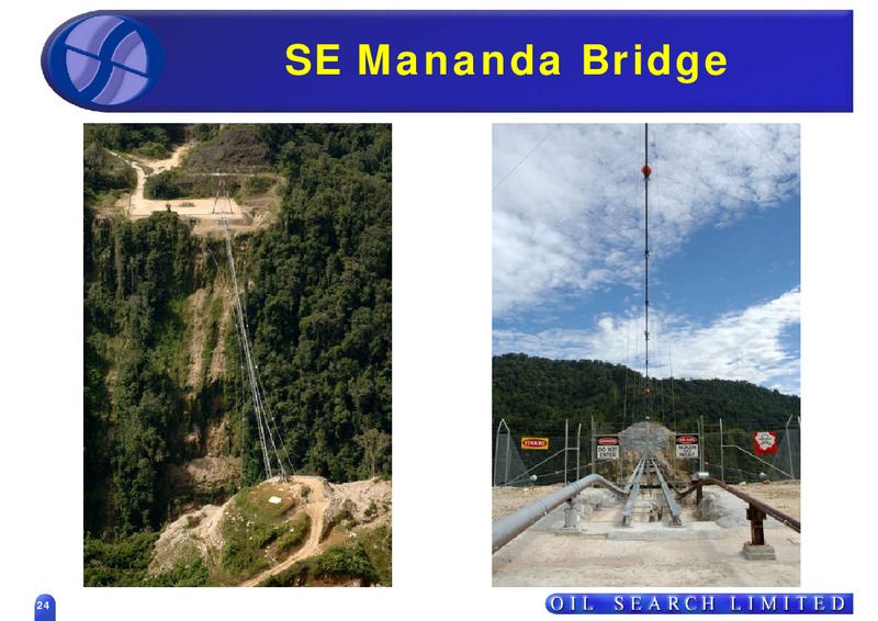 EUROPEAN ROAD SHOW – Oil Search Limited – slide 24