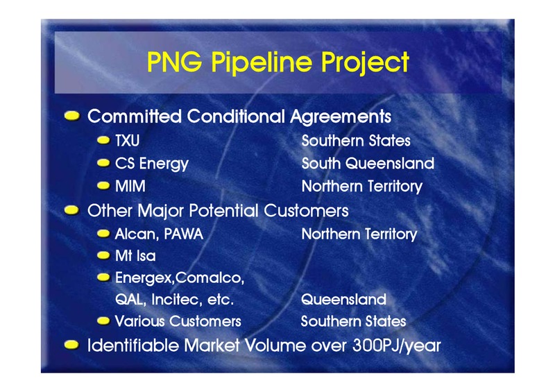 JUNE 2003 INVESTOR PRESENTATION – Oil Search Limited – slide 30