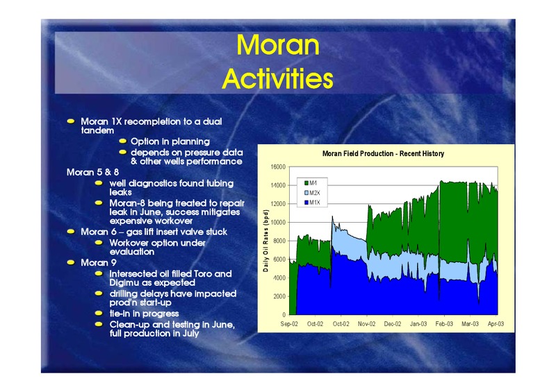 MID YEAR PERFORMANCE UPDATE – Oil Search Limited – slide 13