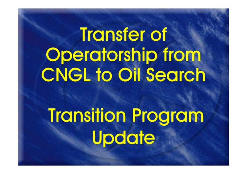 MID YEAR PERFORMANCE UPDATE – Oil Search Limited – slide 17