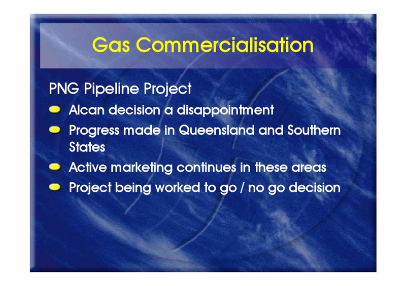 MID YEAR PERFORMANCE UPDATE – Oil Search Limited – slide 61