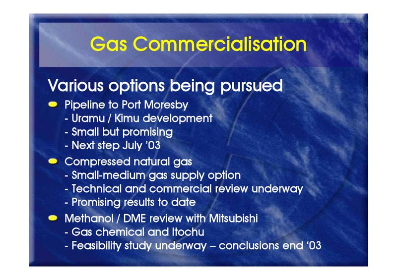 MID YEAR PERFORMANCE UPDATE – Oil Search Limited – slide 62