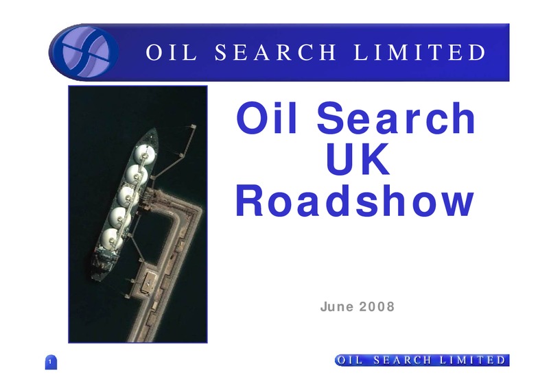 JUNE 2008 UK ROADSHOW – Oil Search Limited – slide 1