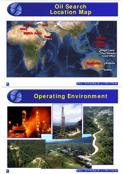 JUNE 2008 UK ROADSHOW – Oil Search Limited – slide 2