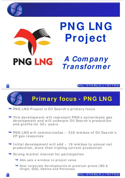 JUNE 2008 UK ROADSHOW – Oil Search Limited – slide 6