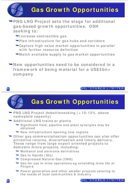 JUNE 2008 UK ROADSHOW – Oil Search Limited – slide 20