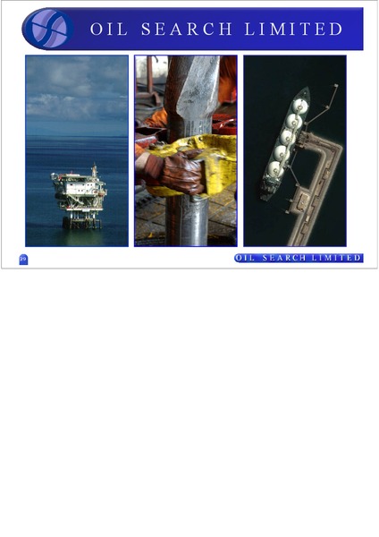 GAS COMMERCIALISATION TRANSFORMING OIL SEARCH – Oil Search Limited – slide 15