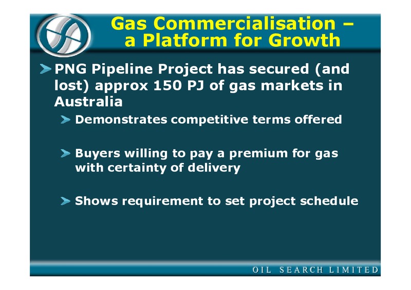 THE OIL SEARCH STORY UBS 2ND ANNUAL AUSTRALIAN RESOURCES CONFERENCE – Oil Search Limited – slide 5