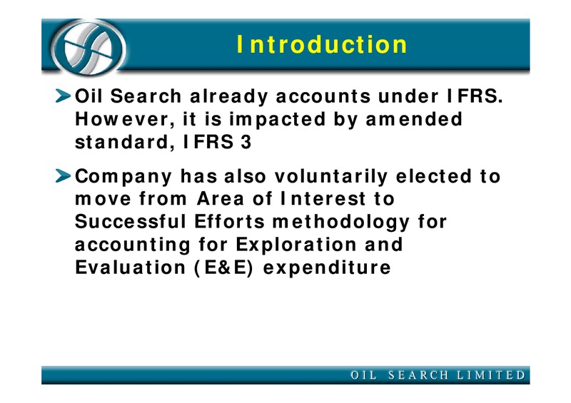 AUGUST 2005 CORPORATE PRESENTATION – Oil Search Limited – slide 2