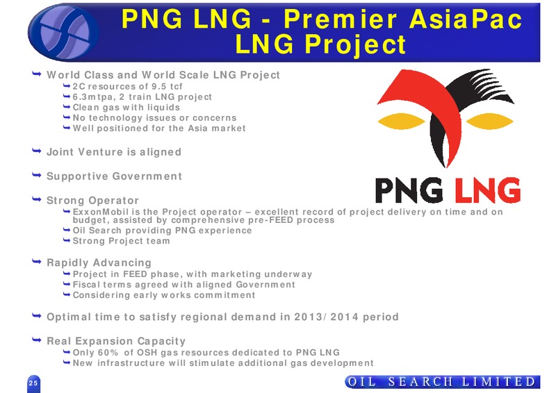 2008 HALF YEAR RESULTS – Oil Search Limited – slide 25