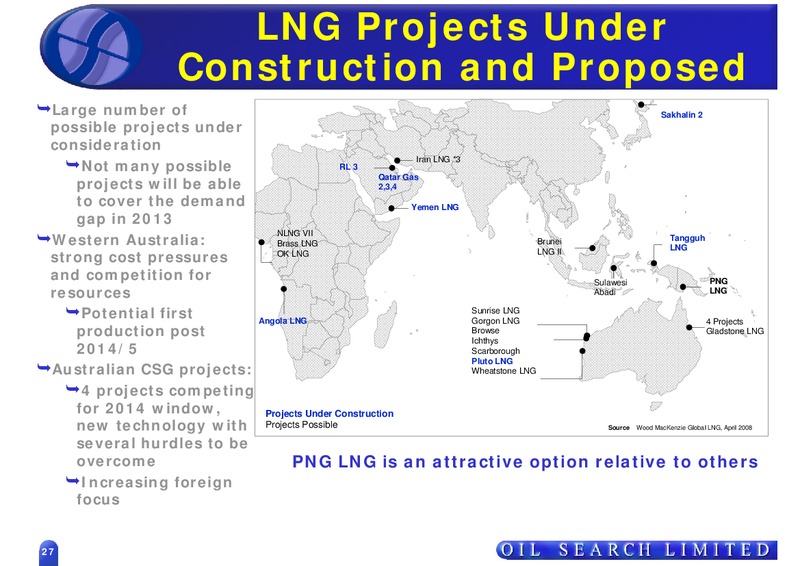 2008 HALF YEAR RESULTS – Oil Search Limited – slide 27