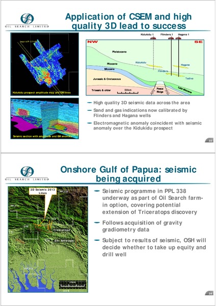 2013 HALF YEAR EARNINGS CALL – Oil Search Limited – slide 16