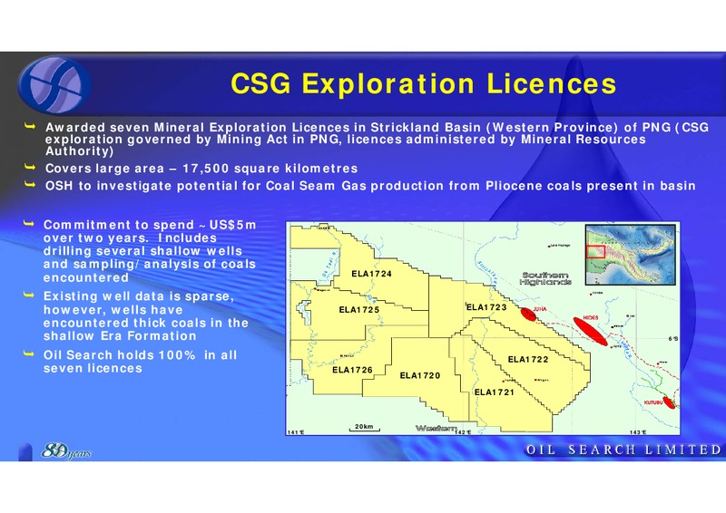 RIU GOOD OIL CONFERENCE – Oil Search Limited – slide 21