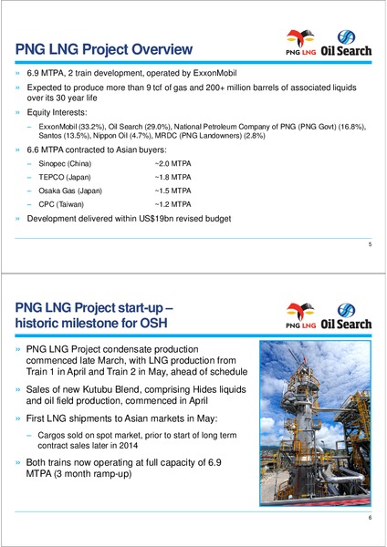 UBS UK ROADSHOW – Oil Search Limited – slide 3