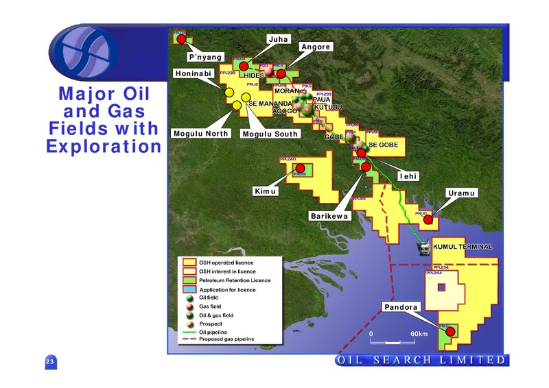 THE GOOD OIL CONFERENCE – Oil Search Limited – slide 23