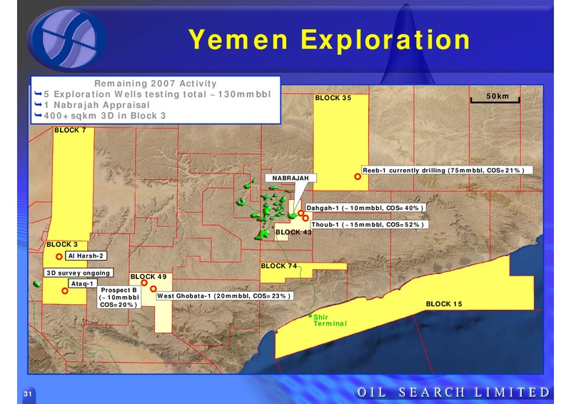 GOOD OIL CONFERENCE – Oil Search Limited – slide 31