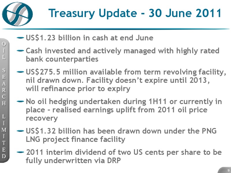 BAML AUSTRALIAN INVESTMENT CONFERENCE – Oil Search Limited – slide 9