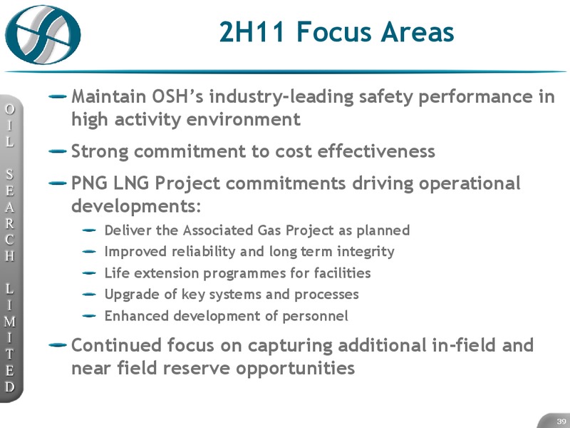 BAML AUSTRALIAN INVESTMENT CONFERENCE – Oil Search Limited – slide 39