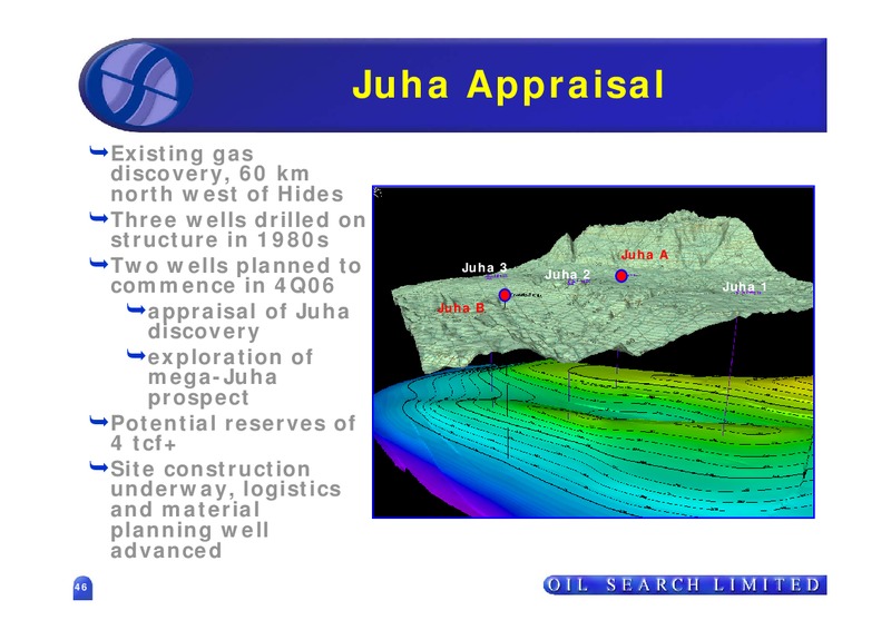 SEPTEMBER 2006 US ROADSHOW – Oil Search Limited – slide 46