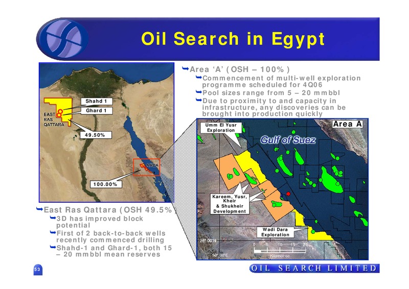 SEPTEMBER 2006 US ROADSHOW – Oil Search Limited – slide 53