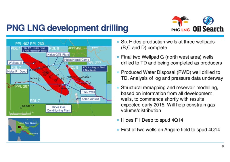 21ST CLSA INVESTOR FORUM – Oil Search Limited – slide 8