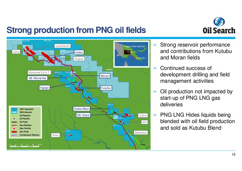 21ST CLSA INVESTOR FORUM – Oil Search Limited – slide 12