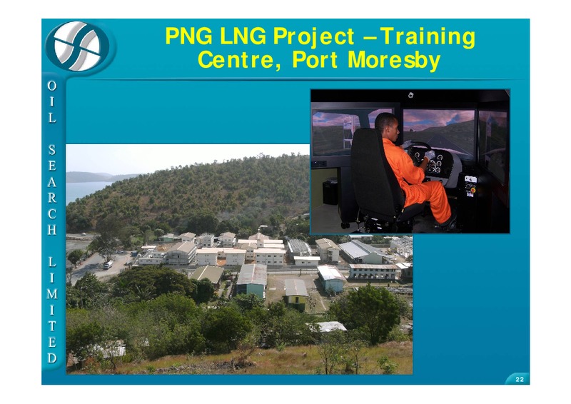 UBS GLOBAL OIL AND GAS CONFERENCE – Oil Search Limited – slide 22