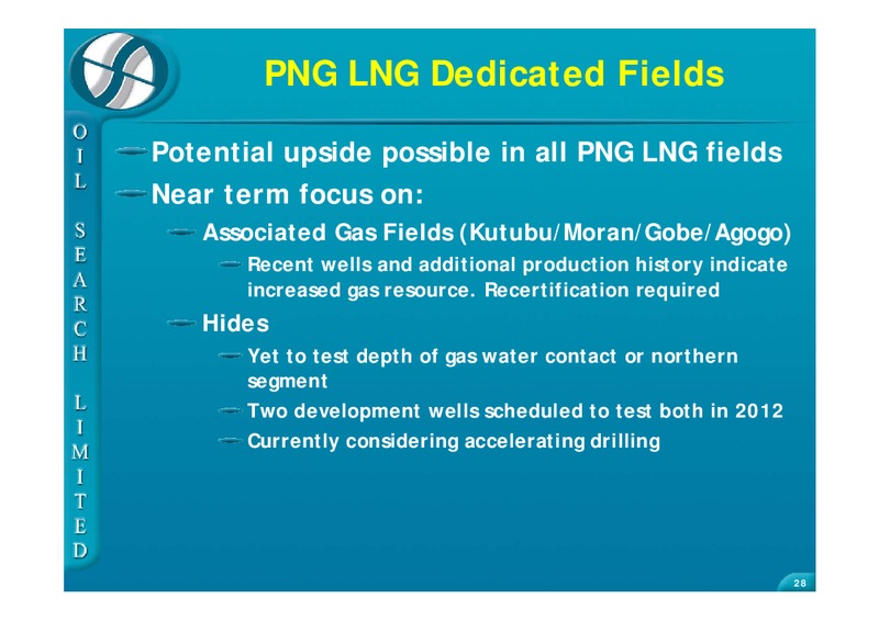 UBS GLOBAL OIL AND GAS CONFERENCE – Oil Search Limited – slide 28