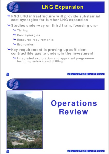 JP MORGAN 2009 AUSTRALASIAN CONFERENCE – Oil Search Limited – slide 10