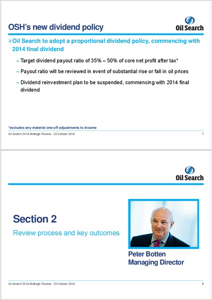 2014 STRATEGIC REVIEW INVESTOR SEMINAR – Oil Search Limited – slide 4
