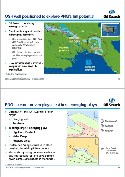2014 STRATEGIC REVIEW INVESTOR SEMINAR – Oil Search Limited – slide 34