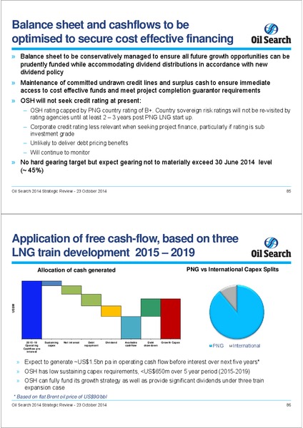 2014 STRATEGIC REVIEW INVESTOR SEMINAR – Oil Search Limited – slide 43