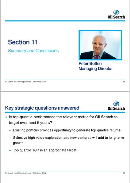 2014 STRATEGIC REVIEW INVESTOR SEMINAR – Oil Search Limited – slide 45