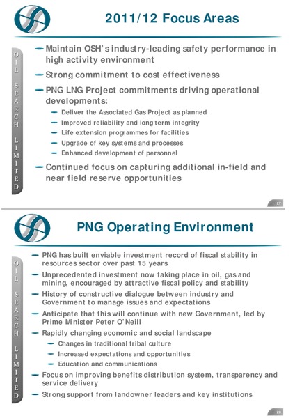 CITI AUSTRALIA AND NZ INVESTMENT CONFERENCE – Oil Search Limited – slide 14