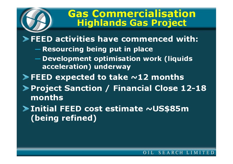 OCTOBER 2004 INVESTOR PRESENTATION – Oil Search Limited – slide 10