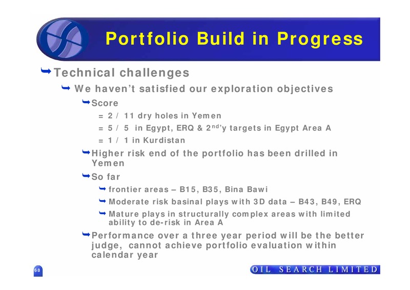OIL SEARCH MENA – Oil Search Limited – slide 6