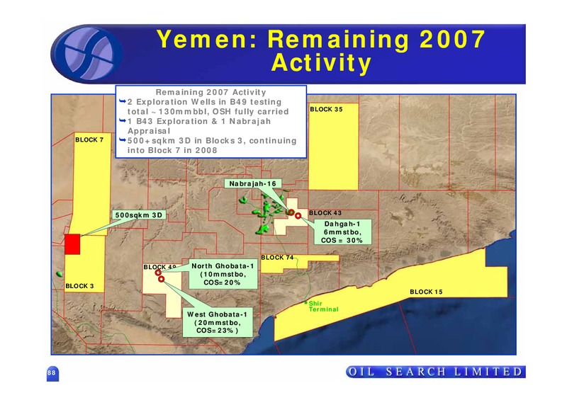 OIL SEARCH MENA – Oil Search Limited – slide 26