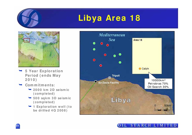 OIL SEARCH MENA – Oil Search Limited – slide 27