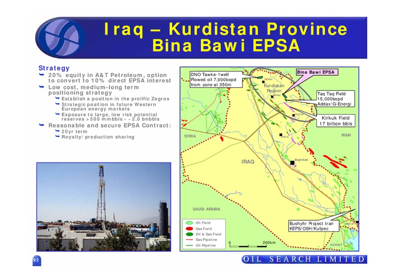 OIL SEARCH MENA – Oil Search Limited – slide 30