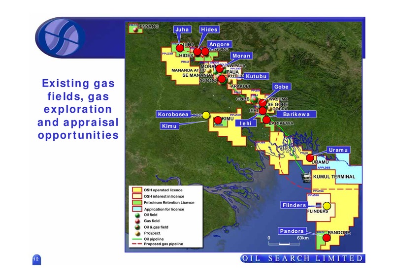 GAS COMMERCIALISATION – Oil Search Limited – slide 5