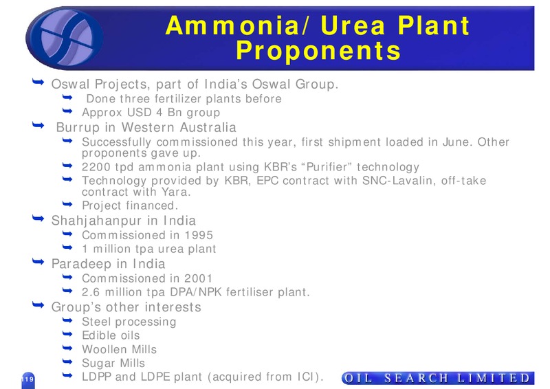 GAS COMMERCIALISATION – Oil Search Limited – slide 27
