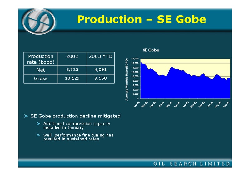 VISIT TO OIL SEARCH OPERATIONS IN PAPUA NEW GUINEA PRESENTATION – Oil Search Limited – slide 25
