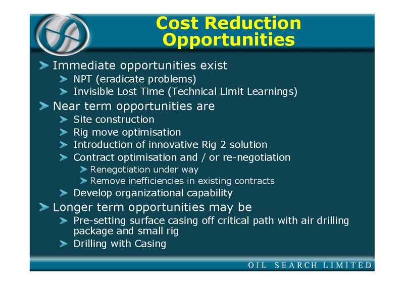 VISIT TO OIL SEARCH OPERATIONS IN PAPUA NEW GUINEA PRESENTATION – Oil Search Limited – slide 42