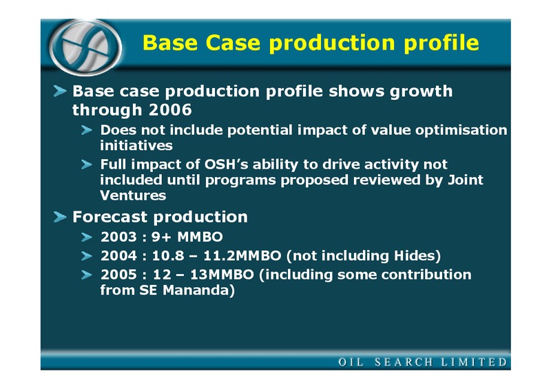 VISIT TO OIL SEARCH OPERATIONS IN PAPUA NEW GUINEA PRESENTATION – Oil Search Limited – slide 60