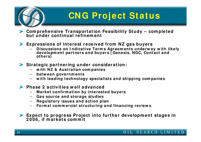 FIELD TRIP – Oil Search Limited – slide 43