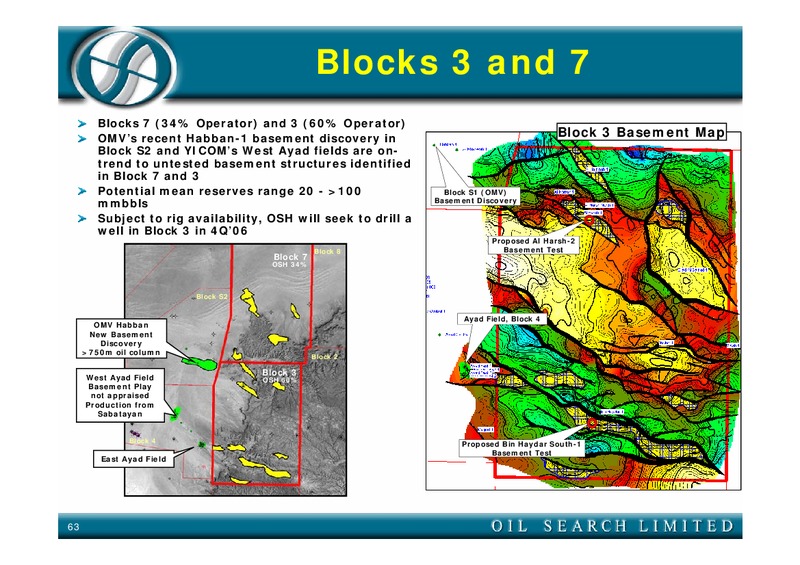 FIELD TRIP – Oil Search Limited – slide 63