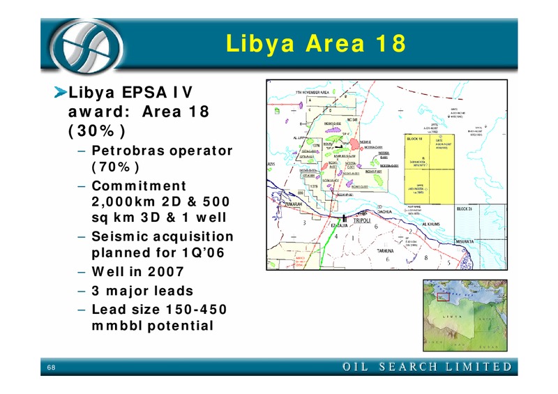 FIELD TRIP – Oil Search Limited – slide 68